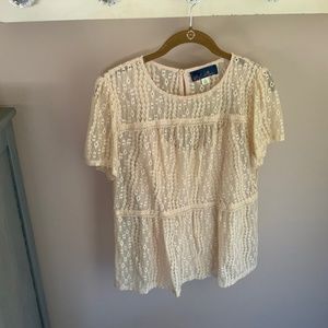Blue Rain Lace top